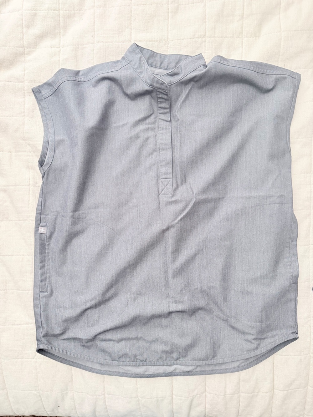 Figs Rafaela Top - Graphite Heather Gray